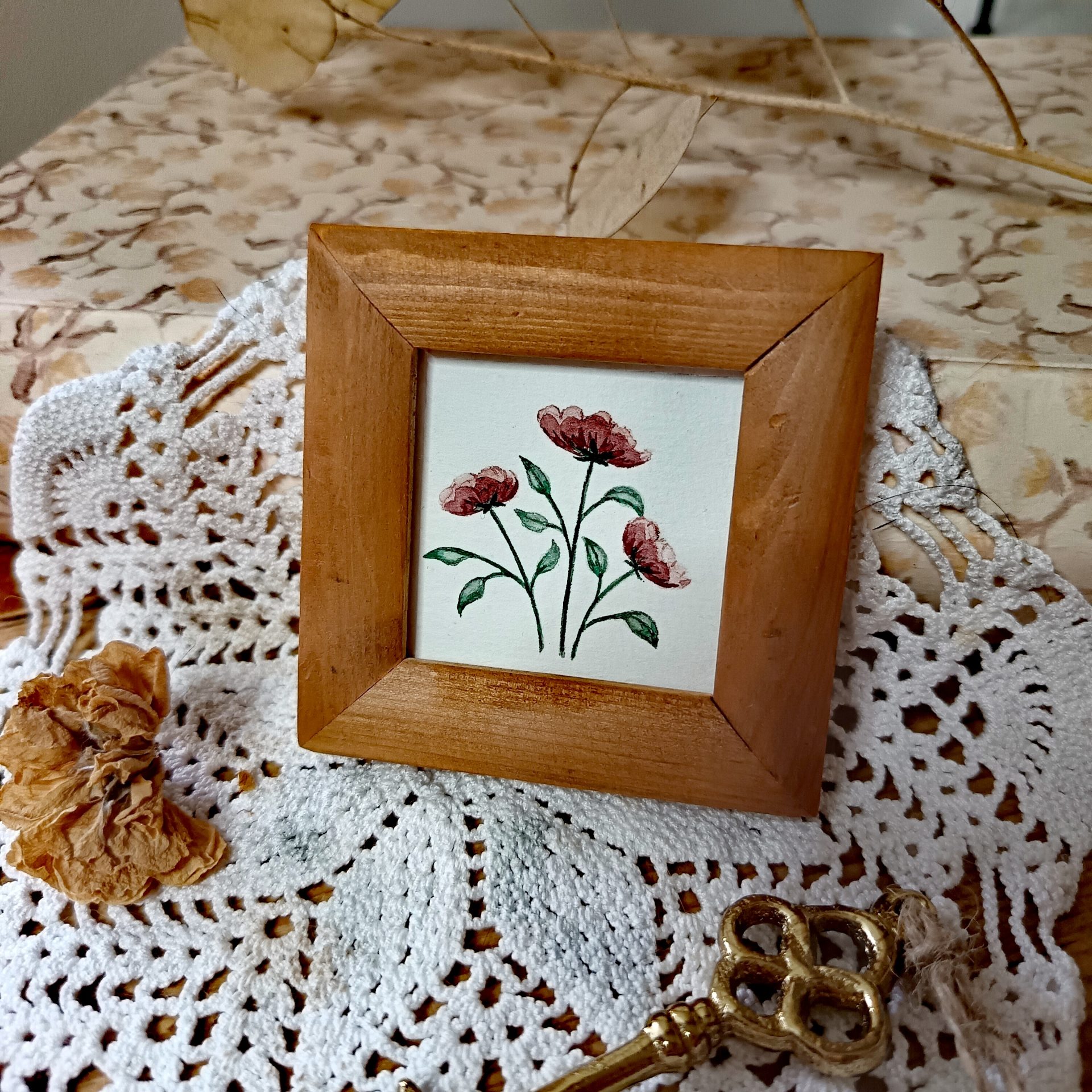 Aquarelle originale <BR> Miss Léonie – Image 2