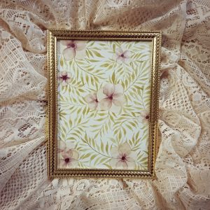 Aquarelle originale <BR> Demoiselle Tempérance