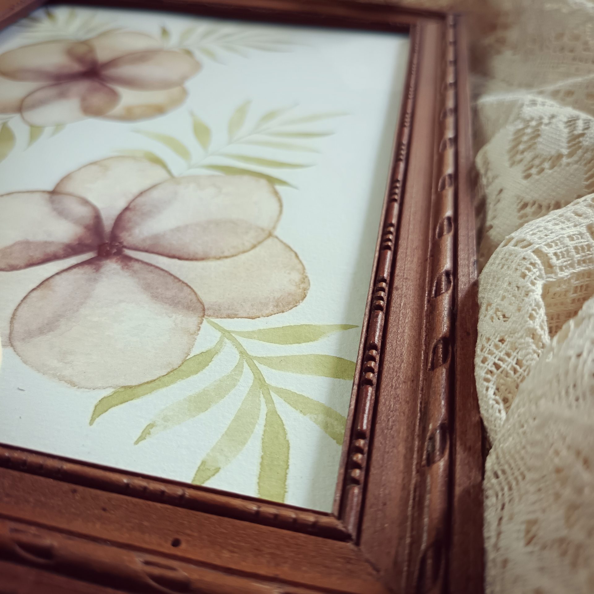 Aquarelle originale <BR> Demoiselle Clémence – Image 3