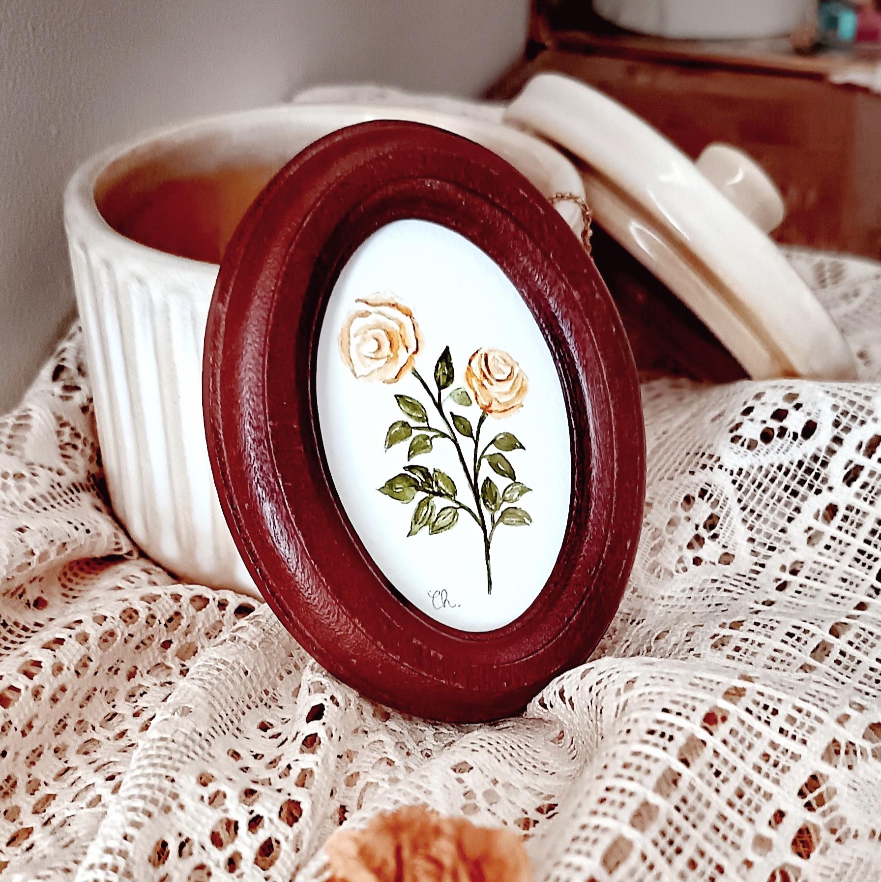 Aquarelle originale <BR> Miss Azélie – Image 2