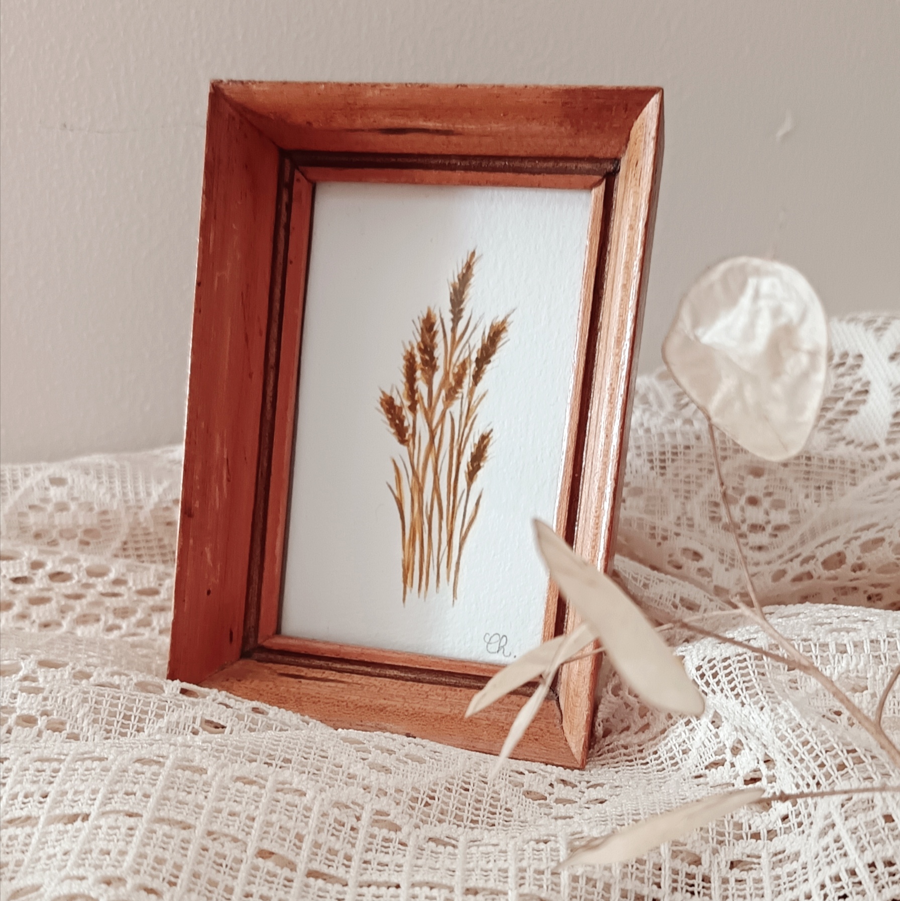 Aquarelle originale <BR> Miss Coline