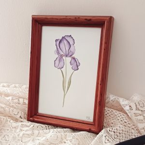 Aquarelle originale <BR> Demoiselle Daphnée