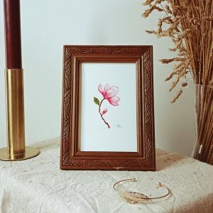 Aquarelle originale <BR> Demoiselle Annette