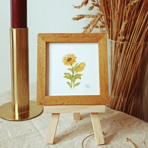 Aquarelle originale <BR> Miss Amélie